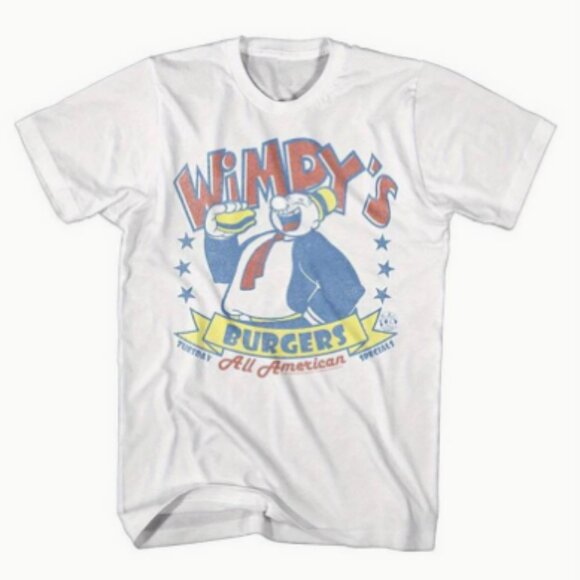 NEW BOUTIQUE RETRO WIMPY'S BURGERS GRAPHIC TEE - Picture 1 of 1